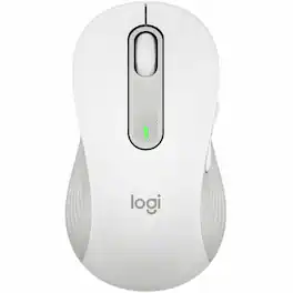 Logitech - Signature M650 Mouse - Optical - Wireless - 32.81 ft - Bluetooth - Off USB - 4000 dpi - Scroll Wheel - Wireless - White