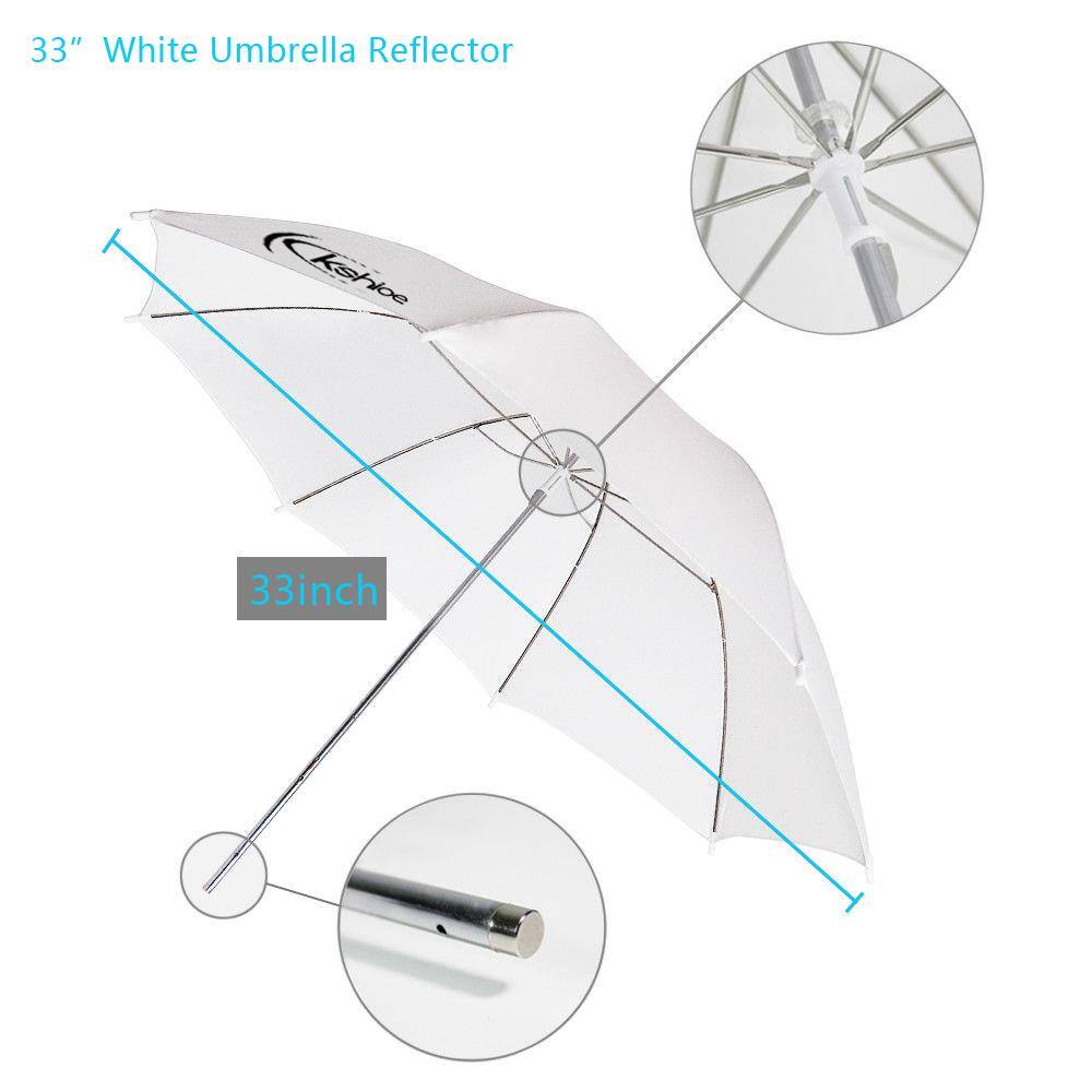 33" White Umbrella Reflector  
33inch