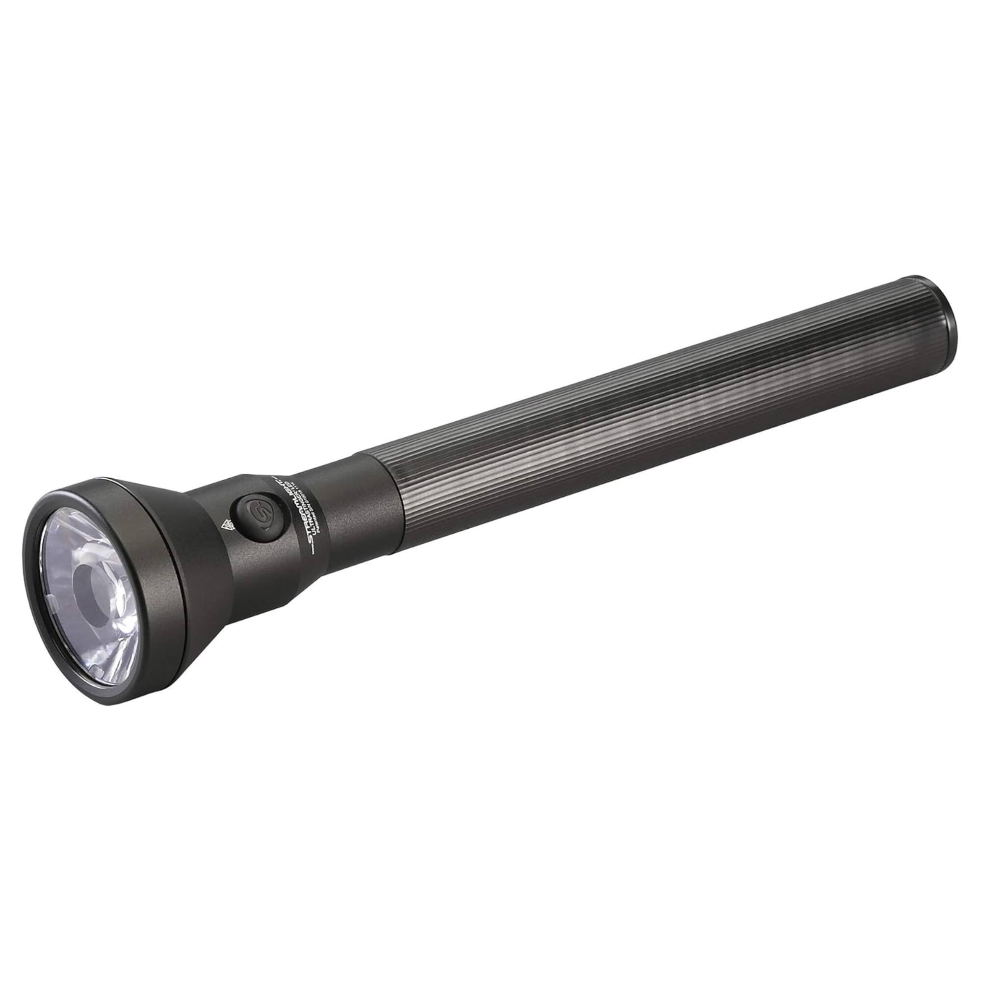 Front. Streamlight - Streamlight 77553 UltraStinger 1100-Lumen 65000-Candela Rechargeable Tactical Duty Flashlight, Black - Black.
