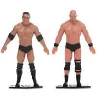 TCG Toys - FleXfigs: The Rock & Stone Cold Steve Austin - 2 Character Pack - 3+ - Front_Zoom