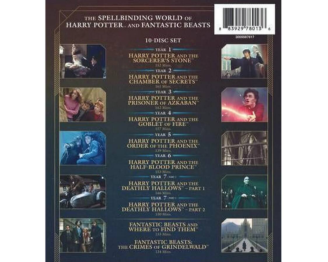 Angle. Wizarding World 10-Film Collection.