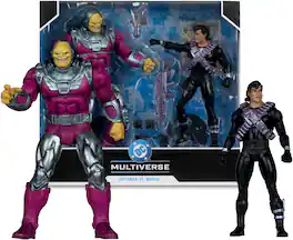McFarlane Toys - DC Multiverse - Return of Superman - Superman vs Mongul 7" Action Figure and Mega Figure 2-Pack - COLLECTIBLES - Multicolor