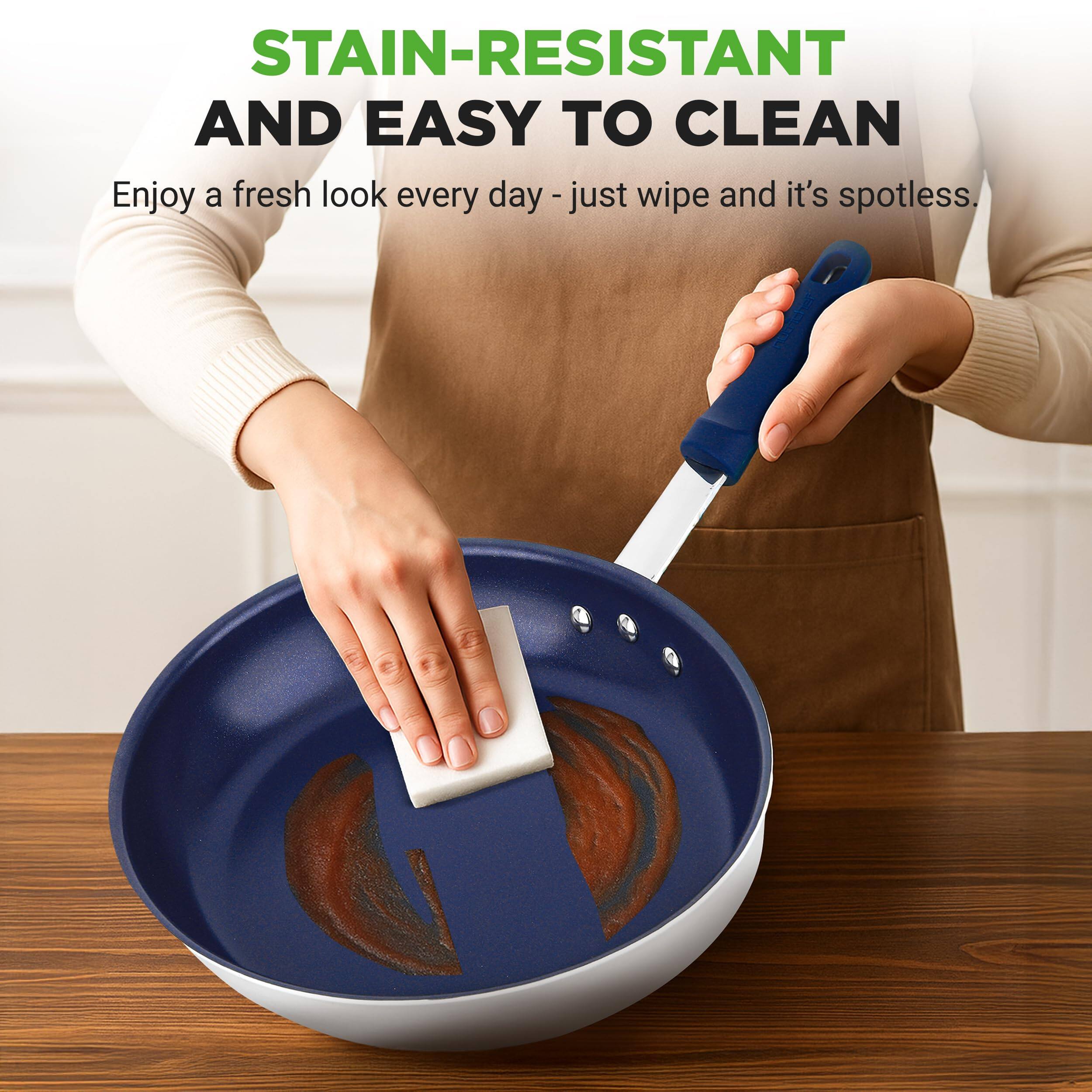 STAIN-RESISTANT AND EASY TO CLEAN  
Enjoy a fresh look every day - just wipe and it's spotless.
