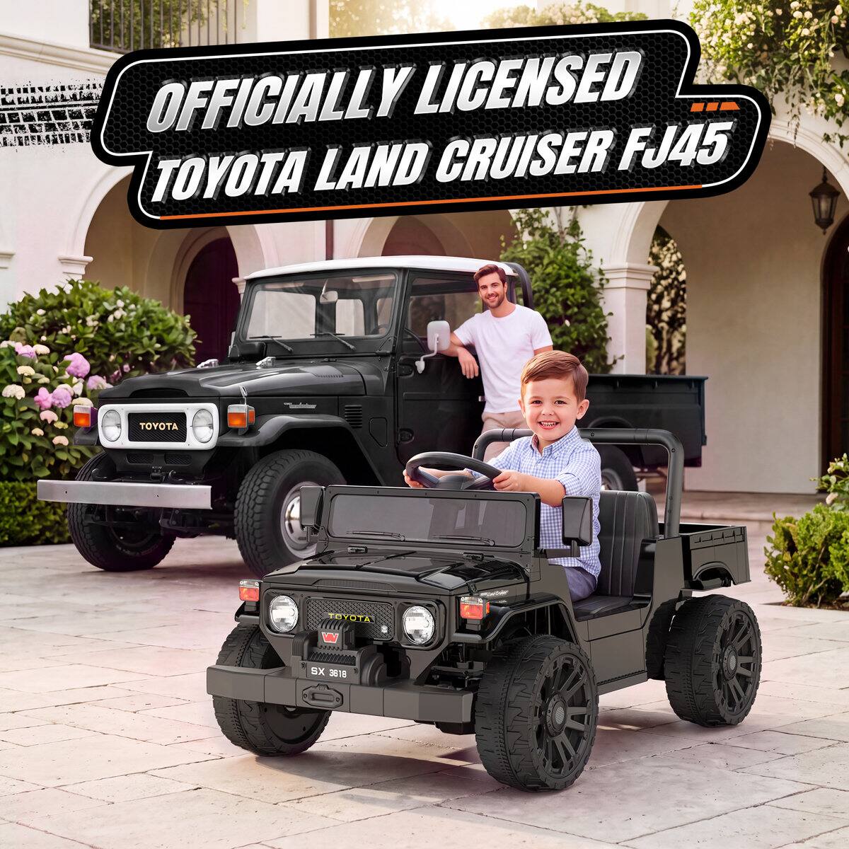 OFFICIALLY LICENSED TOYOTA LAND CRUISER FJ45  
TOYOTA  
TOYOTA  
SX 3818