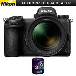 Nikon - Z6II Mirrorless Camera w/NIKKOR Z 24-70mm f/4 S Lens + 3 Year Extended Warranty