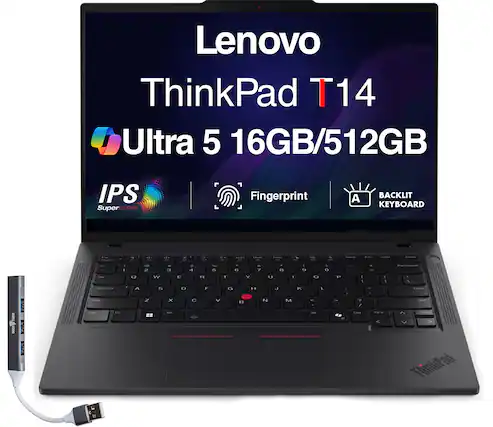 Lenovo ThinkPad T14 Ultra 5 16GB/512GB IPS SuperCLEAR Fingerprint A BACKLIT KEYBOARD