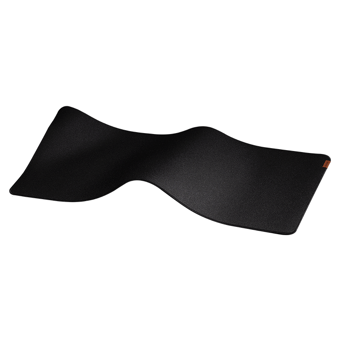 Angle. Mad Catz - Mad Catz - G.L.I.D.E SPEED XL Gaming Mouse Pad with - Chaotic pattern cloth - Black - BLACK.