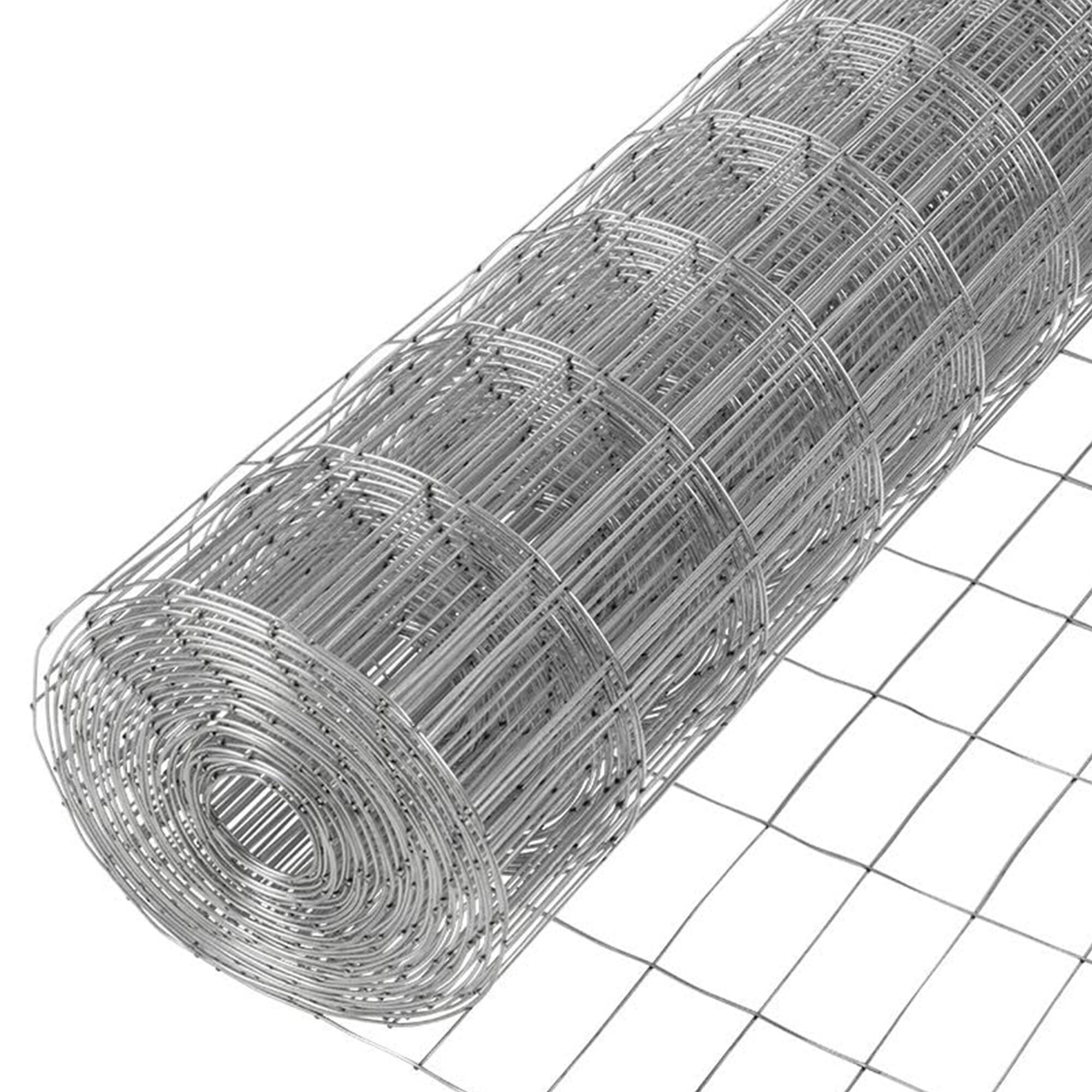 Alt View 5. YardGard - YardGard 12.5 Gauge Galvanized Welded Wire Fence for Lawn & Plant Care Products - Silver.