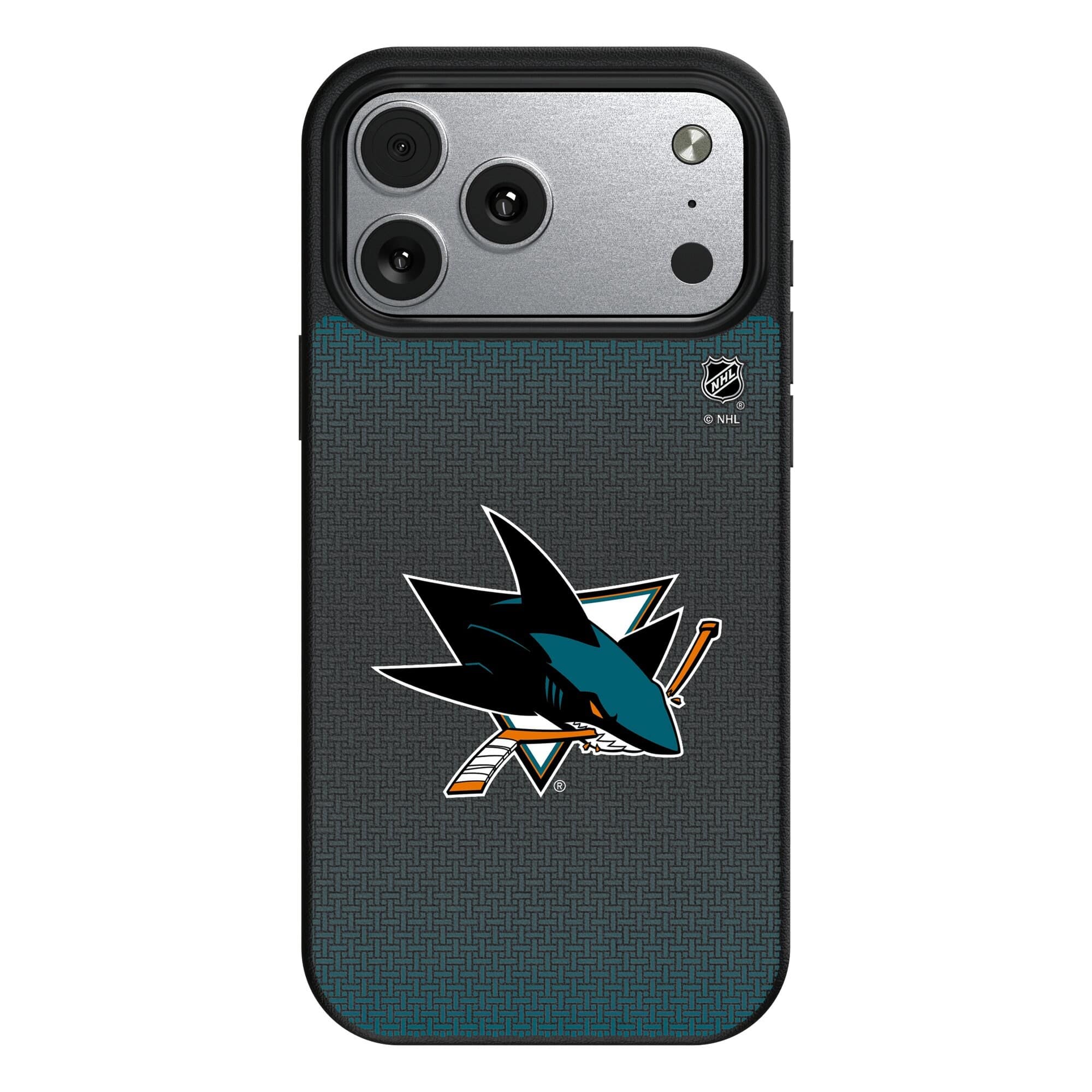 Keyscaper - NHL - San Jose Sharks Linen Logo iPhone Magnetic Bump Case - 17 Pro - Black price history on PriceWatchPro