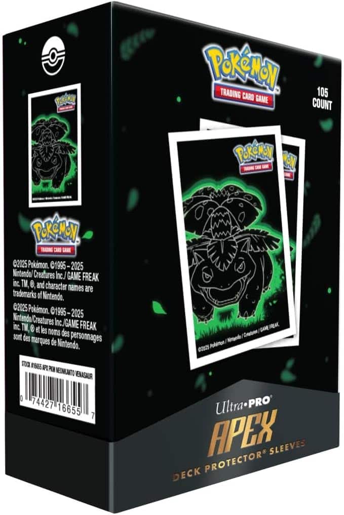 Ultra PRO - Apex Deck Protectors - Pokemon Neon Kanto - Venusaur (105ct) price history on PriceWatchPro