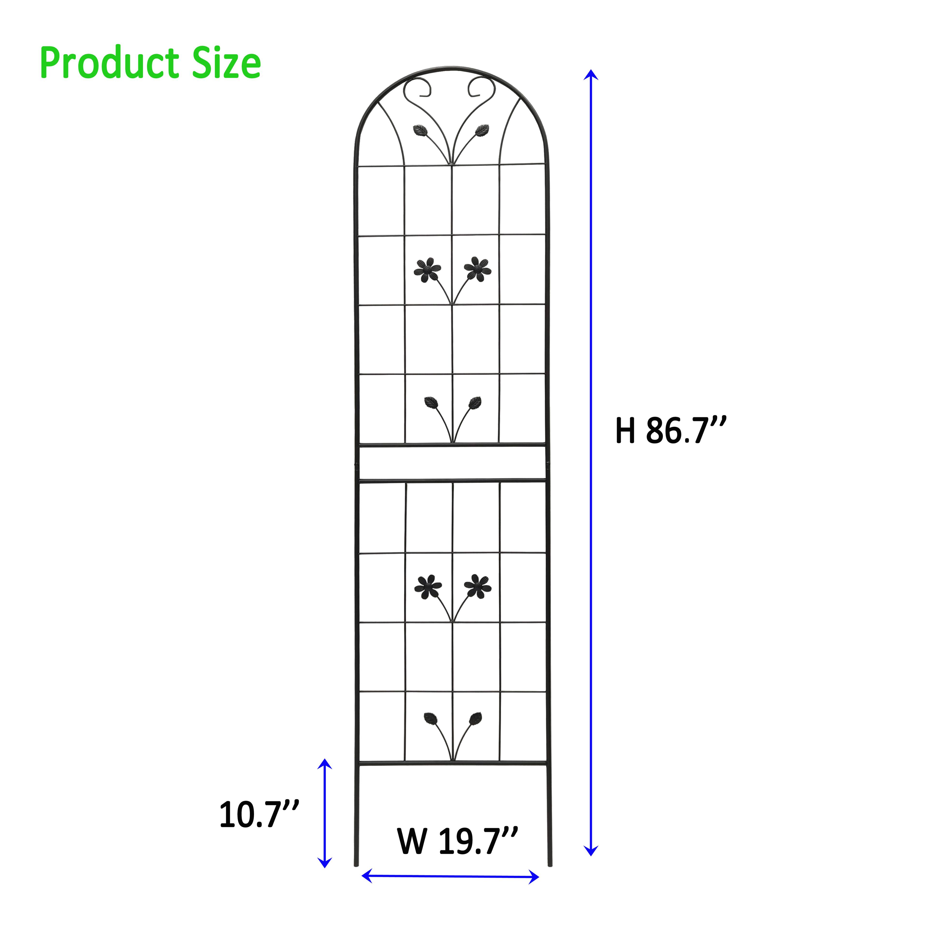 Product Size  
H 86.7"  
W 19.7"  
10.7"