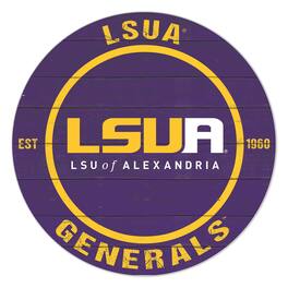 Jardine - LSUA Generals 20'' x 20'' Indoor/Outdoor Team Color Circle Sign - Purple