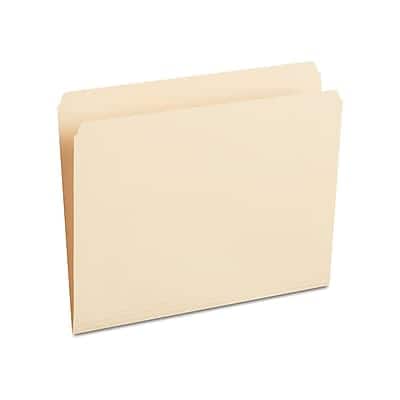 Staples - 100% Recycled File Folder, Single Tab, Letter Size, 100/Box (ST393125/393125) - Manila price history on PriceWatchPro