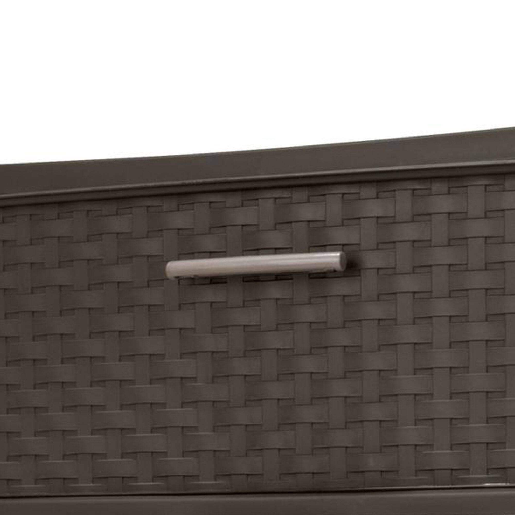 Alt View 3. Sterilite - Sterilite 3 Drawer Wide Weave Storage Tower, Plastic Organizer Drawers, Brown.