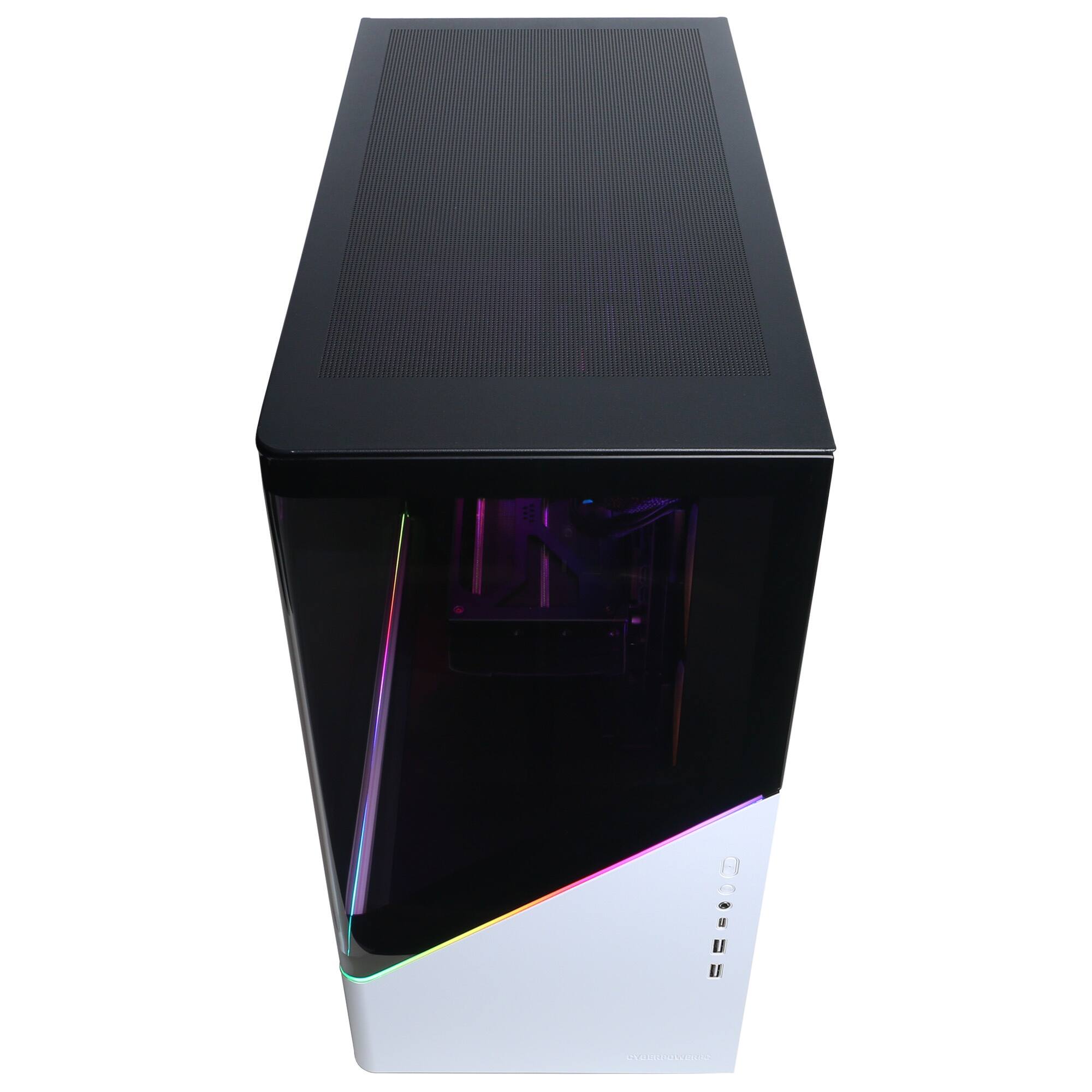 Alt View 2. CyberPowerPC - Gaming Desktop - Intel Core Ultra 9 285 - NVIDIA GeForce RTX 5070 12GB - 32GB DDR5 - 2TB PCIe 4.0 SSD.