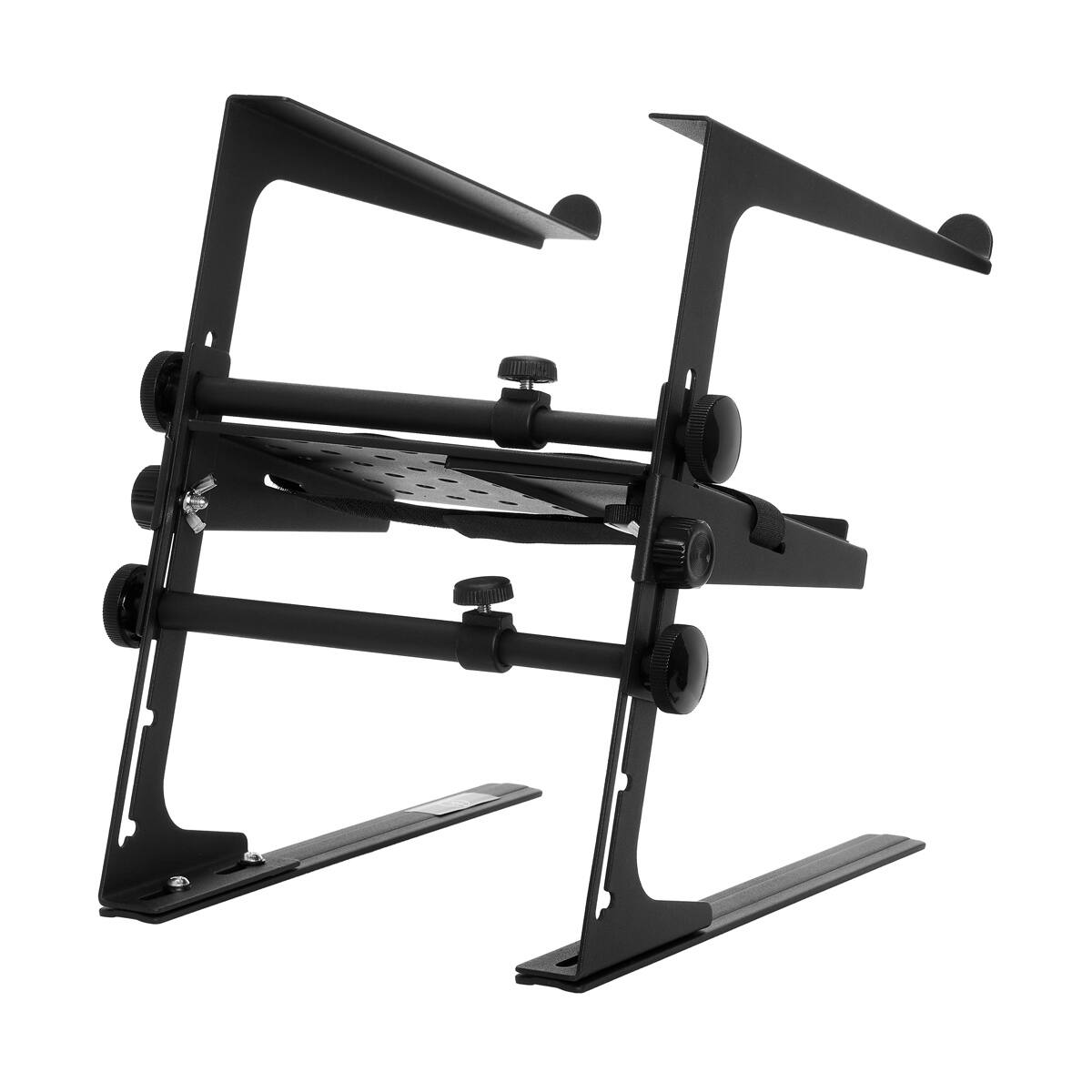 Alt View 3. H&A - H&A Single-Tier Multi-Purpose DJ Laptop Stand.