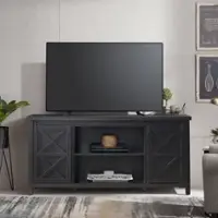 Camden&Wells - Hendrik TV Stand for Most TVs up to 75" - Obsidian - Front_Zoom