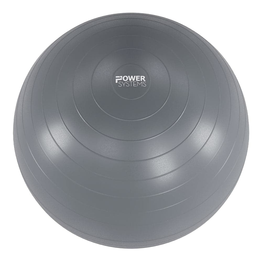 Power Systems - Versa Ball Pro – 55cm Stability Ball for Exercise, Balance & Core Training - Gray