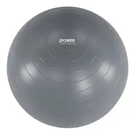 Power Systems - Versa Ball Pro – 45cm Stability Ball for Exercise, Balance & Core Training - Gray