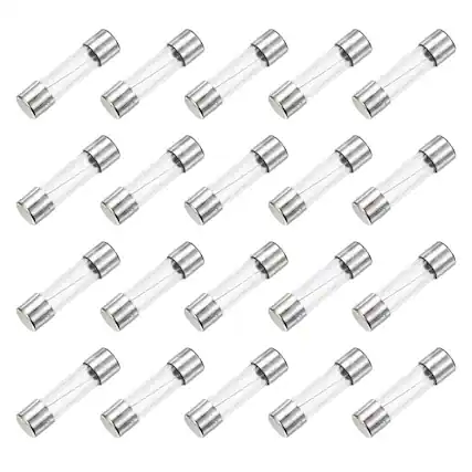 Front. Unique Bargains - 10A 250V Glass Fuse 0.2"x0.79" Fast Blow Fuse for Home Appliances 20pcs.