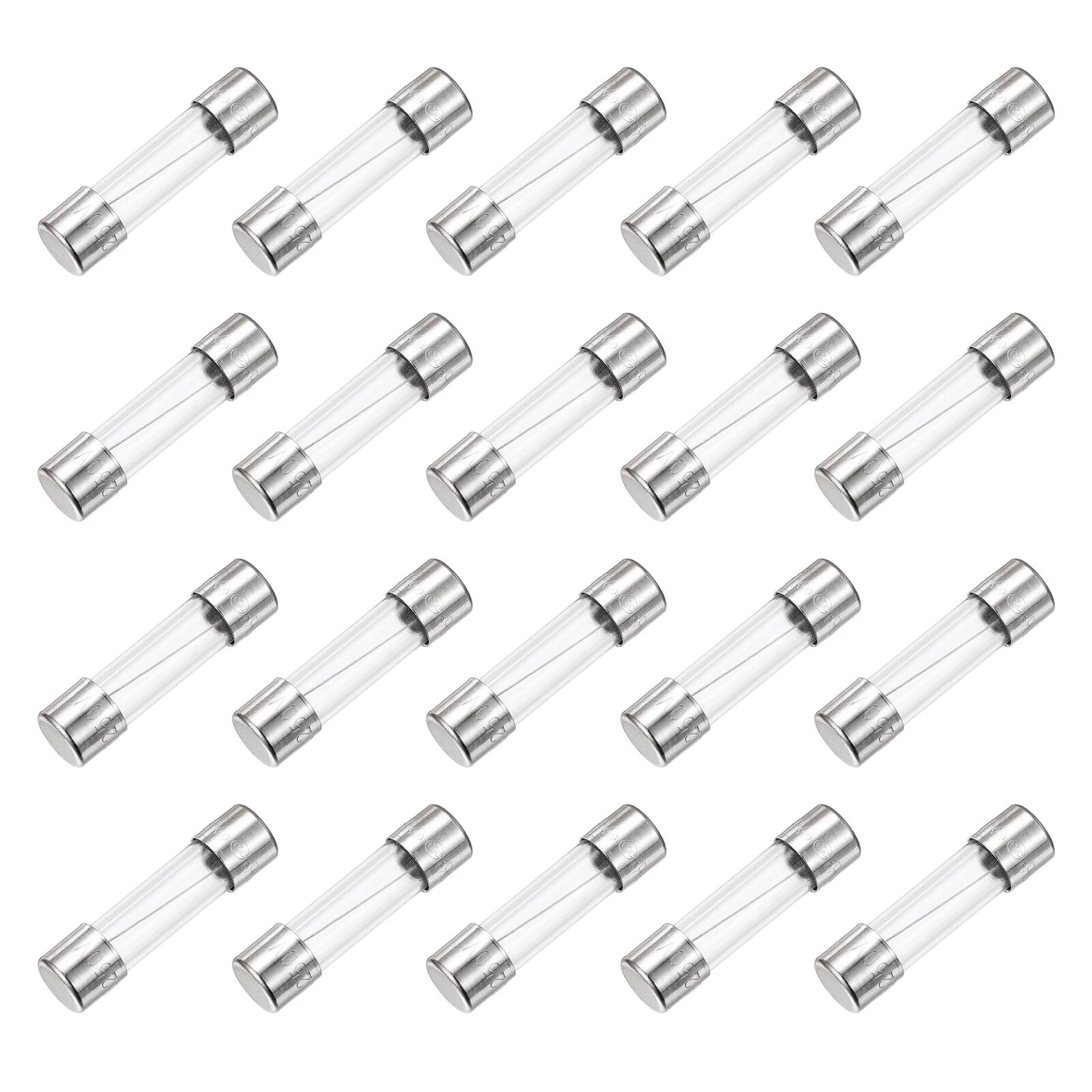 Front. Unique Bargains - 10A 250V Glass Fuse 0.2"x0.79" Fast Blow Fuse for Home Appliances 20pcs.