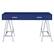 Front Zoom. OSP Home Furnishings - Vivid 2 Drawer Desk - Lapis Blue/Chrome.