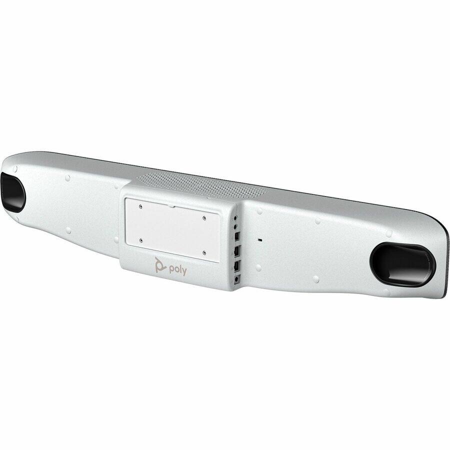 Alt View 1. Poly - Poly Studio V72 USB Video Bar - For Video Conferencing, Meeting Room - Large Room Size Supported - 3840 x 2160 Video - White.
