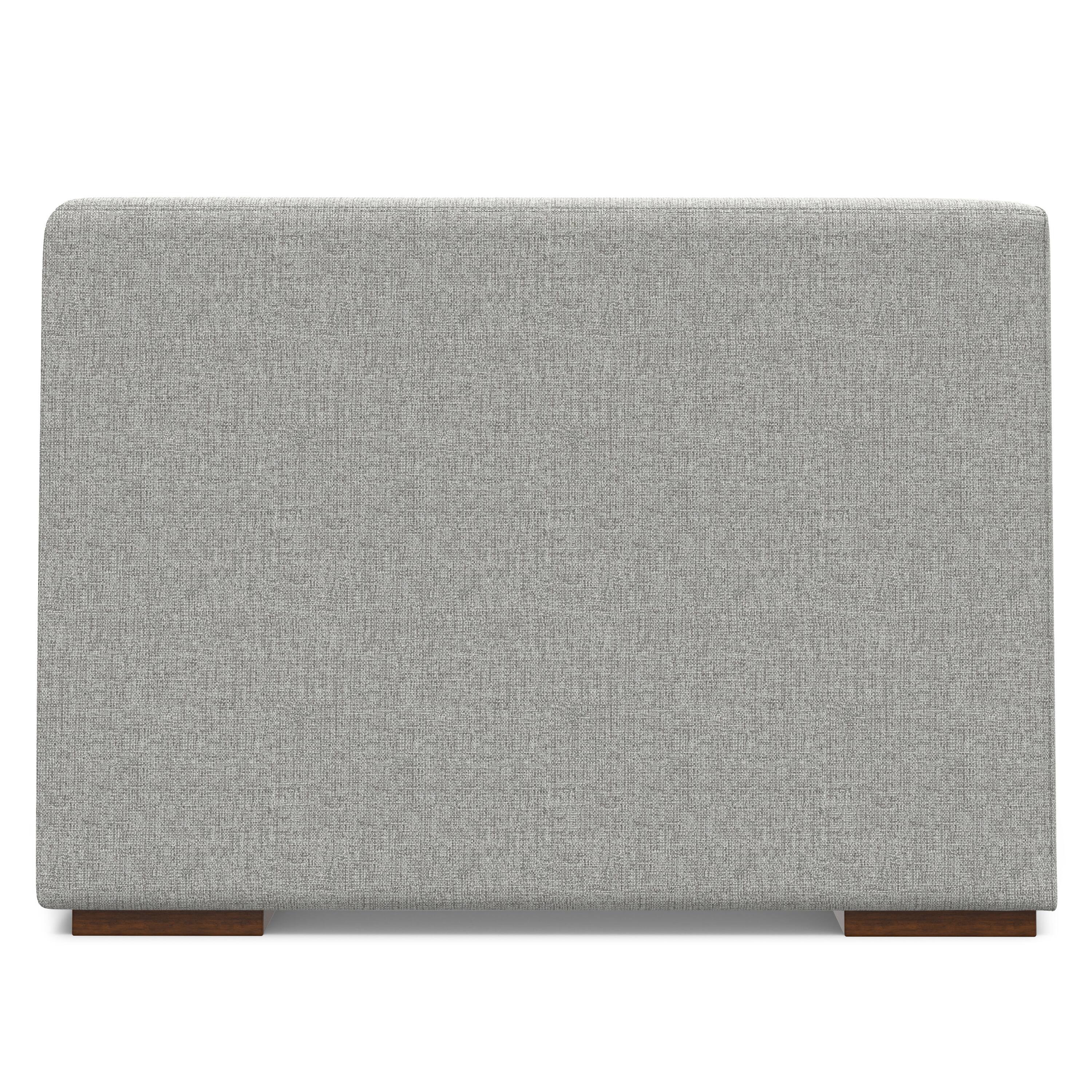 Alt View 4. Simpli Home - Rex Corner Sofa Module in Tightly Woven Performance Fabric - Pale Grey.