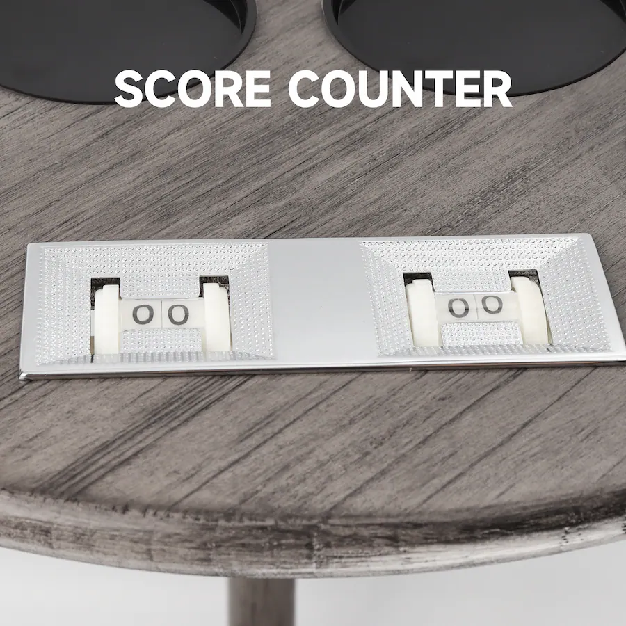 Pool Score Bead Counter GSE Games & Sports Expert Wood 8 Corner Style Pool Cue Rack with Score ...