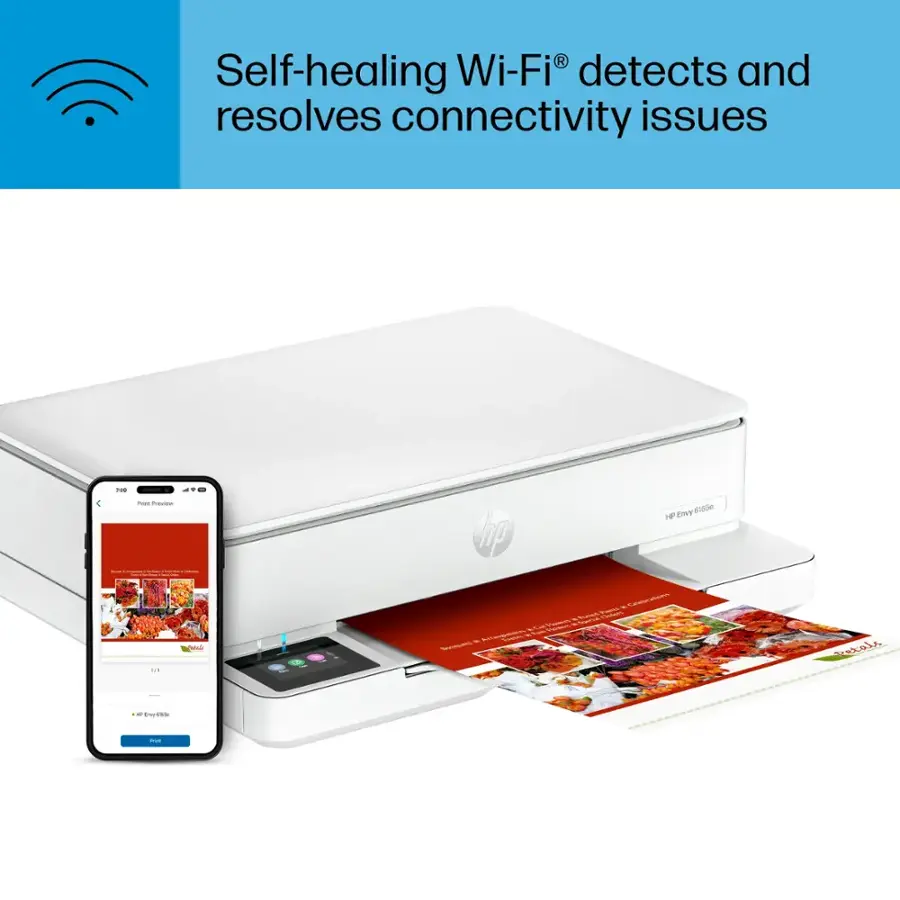 Self-healing Wi-Fi detects and resolves connectivity issues.