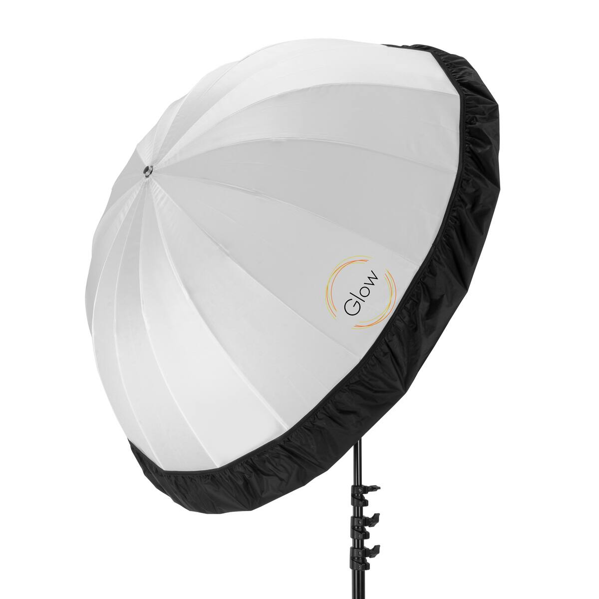 Alt View 2. Glow - Glow Easy Lock 51" Translucent Umbrella Black Panel.