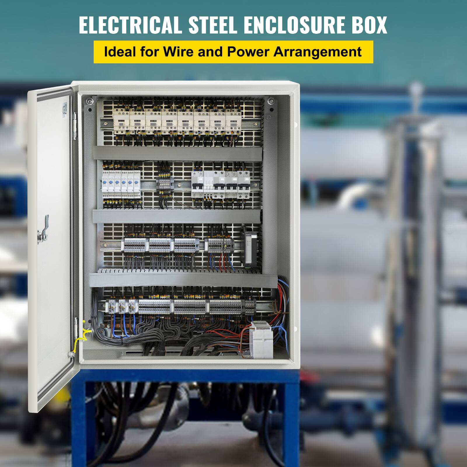 ELECTRICAL STEEL ENCLOSURE BOX  
Ideal for Wire and Power Arrangement
