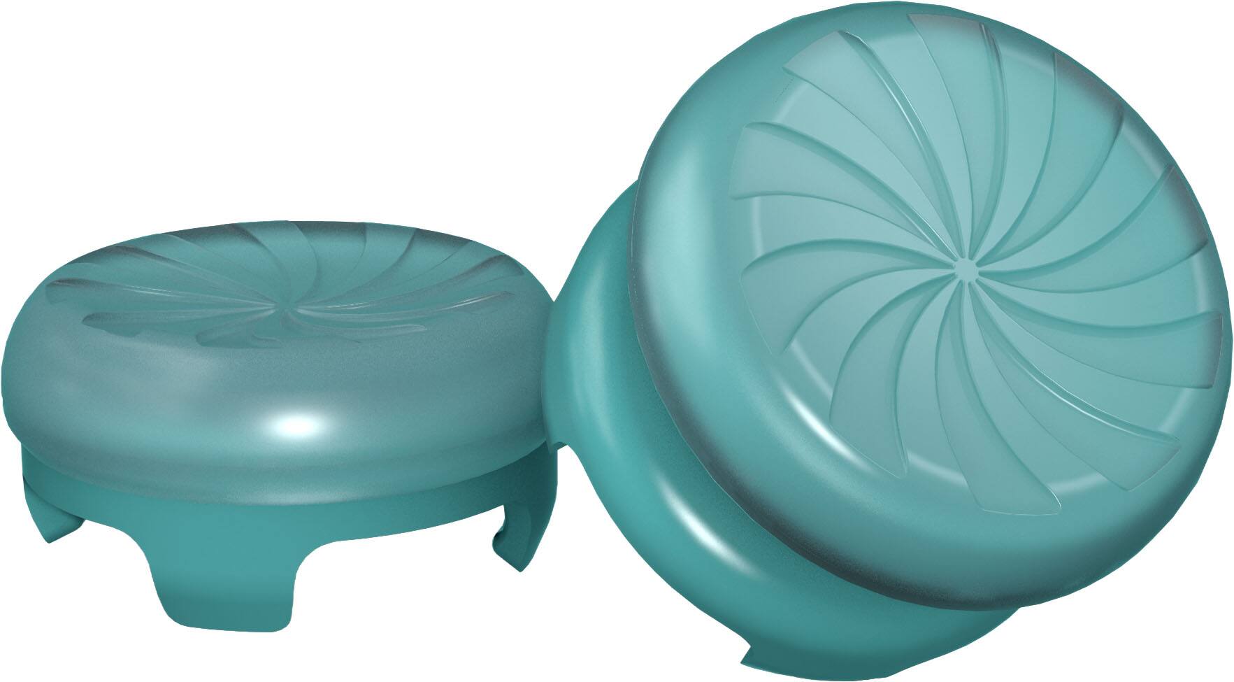 Alt View 5. KontrolFreek - Frozen Inferno Edition FPS Thumbsticks for Gaming Controllers - PlayStation 5 and PlayStation 4 - Blue.