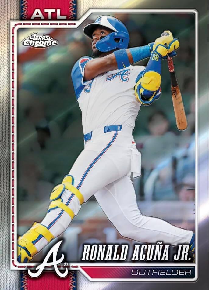 ATL  
Topps Chrome  
3  
A  
RONALD ACUÑA JR.  
OUTFIELDER
