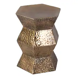 Butler Specialty - Renzo 16 in. W Stainless Steel Modern End Table - Copper