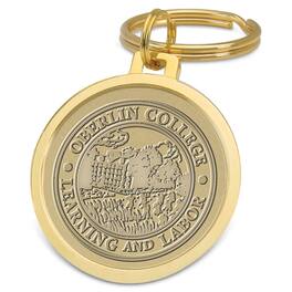 Jardine - Oberlin Yeomen Team Logo Split-Wire Key Ring - Gold