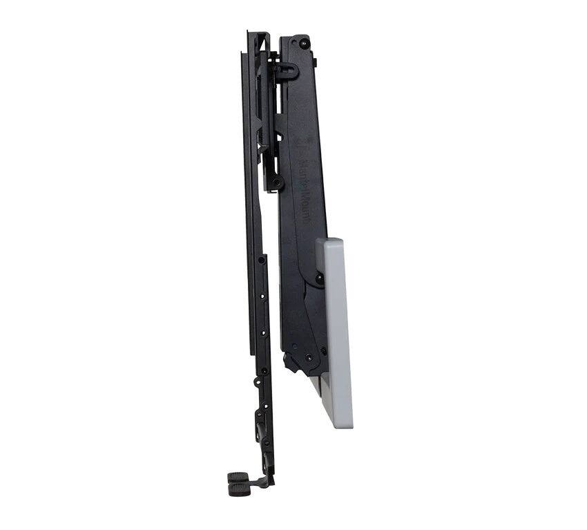 Alt View 2. MantelMount - MM540 Above Fireplace Pull Down TV Mount for 44"–80" TVs to 90 lbs, Patented Heat Sensor Handles & Auto-Straightening - Black.