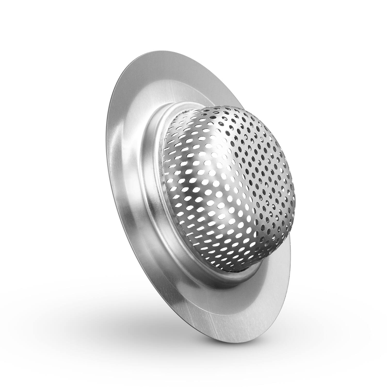 Alt View 4. Garnen - 2 Pack Kitchen Sink Drain Strainer, Stainless Steel Mesh Sink Strainer Basket, Sink Food Catcher, 3.5" - Silver.