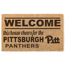 Jardine - Pitt Panthers 18" x 30" Welcome Doormat - Brown