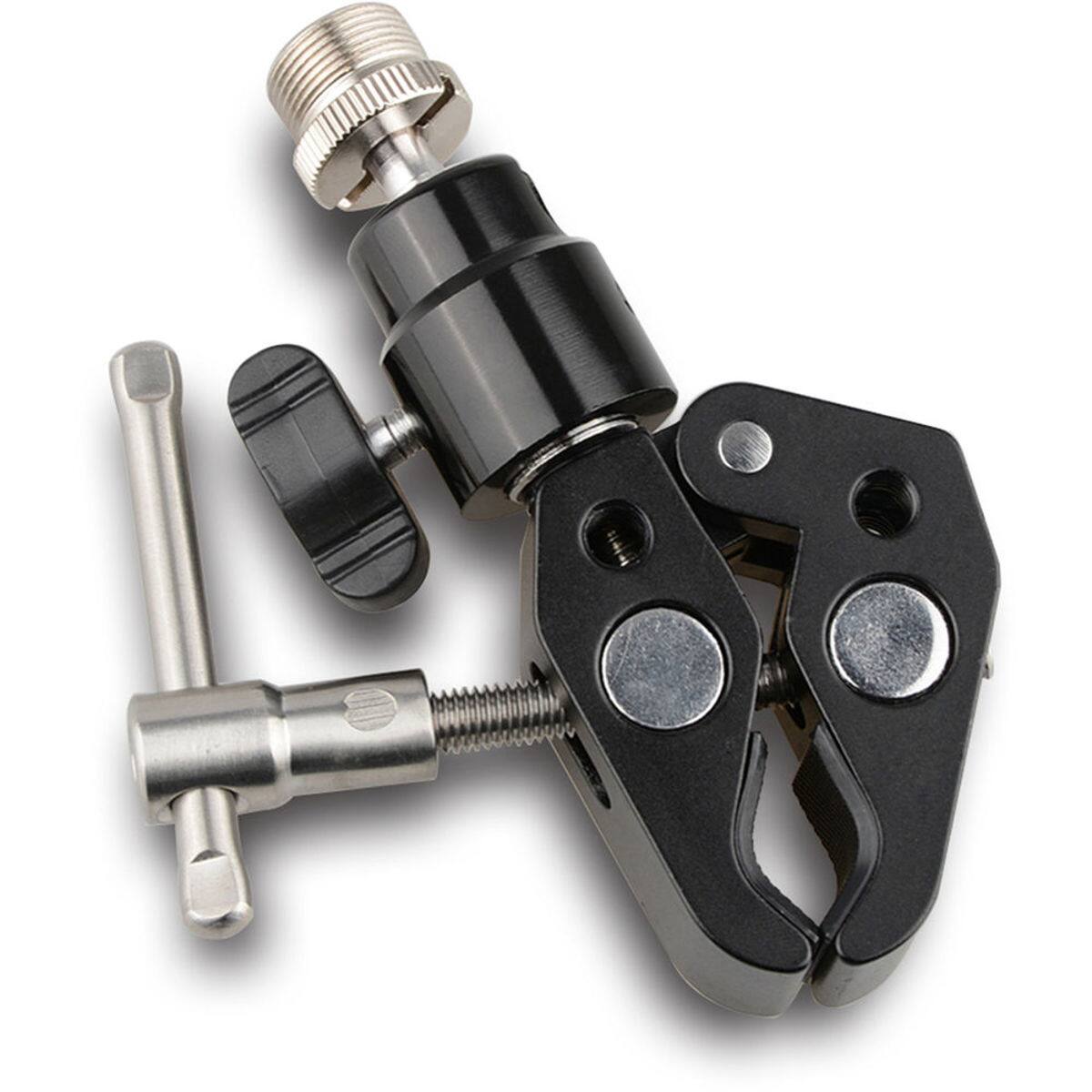 Alt View 3. CAMVATE - CAMVATE Crab Clamp with 5/8"-27 Ball Head Mount for Microphone.