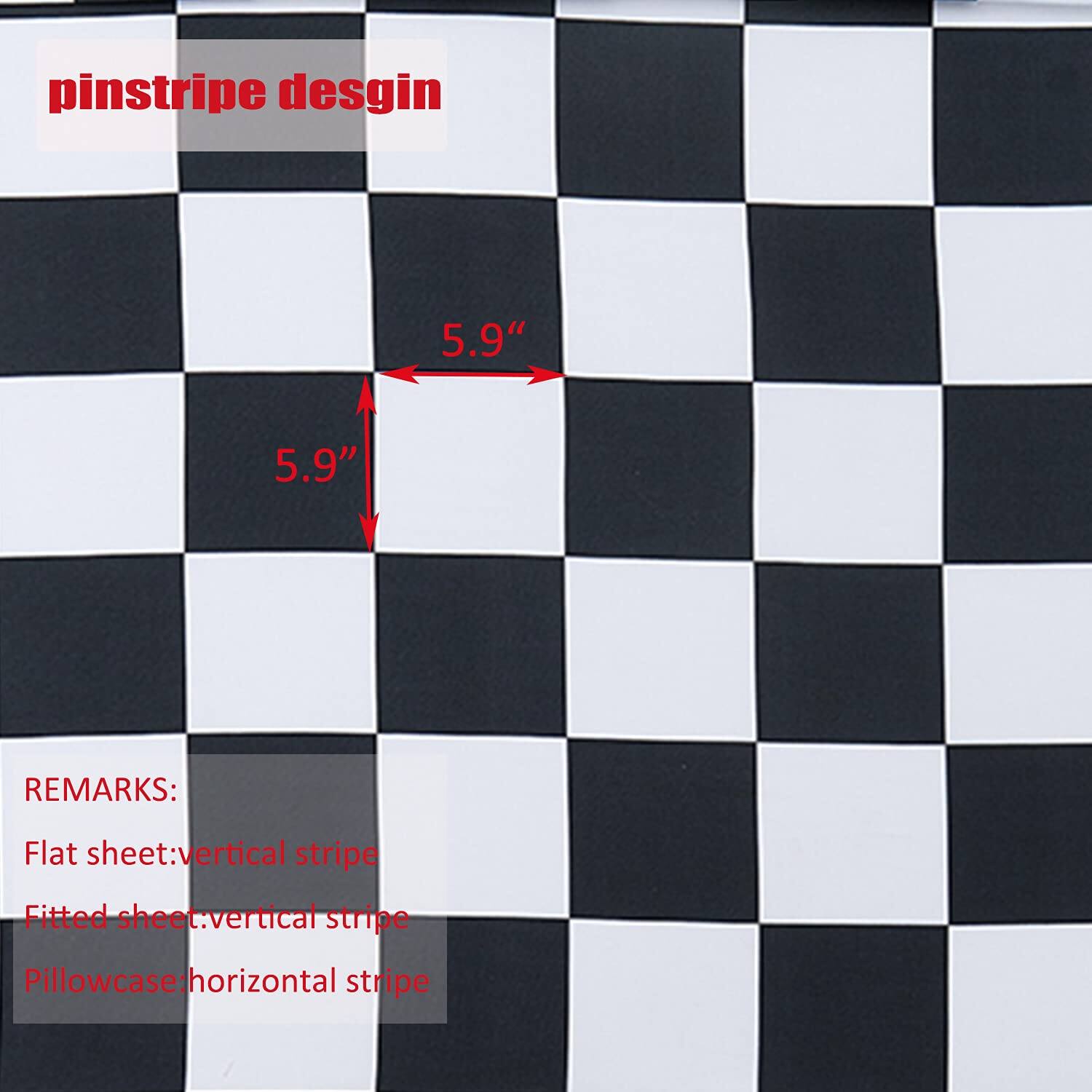 pinstripe design

5.9" 5.9"

REMARKS:
Flat sheet: vertical stripe
Fitted sheet: vertical stripe
Pillowcase: horizontal stripe