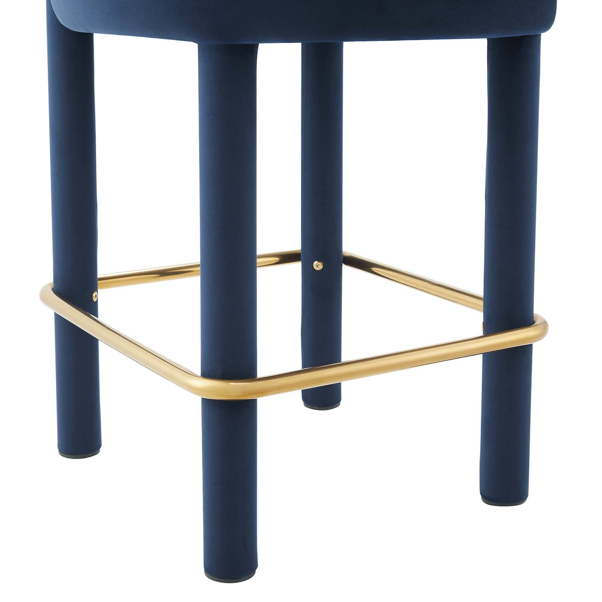 Alt View 4. Modway - Toulouse Performance Velvet Counter Stool Set of 2 by Modway - 0.