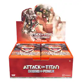 Jasco Games - Universus Attack on Titan: Origins of Power - Booster Display