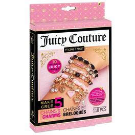 Make It Real - Juicy Couture: Mini Chains & Charms Kit - Create 5 Unique Bracelets