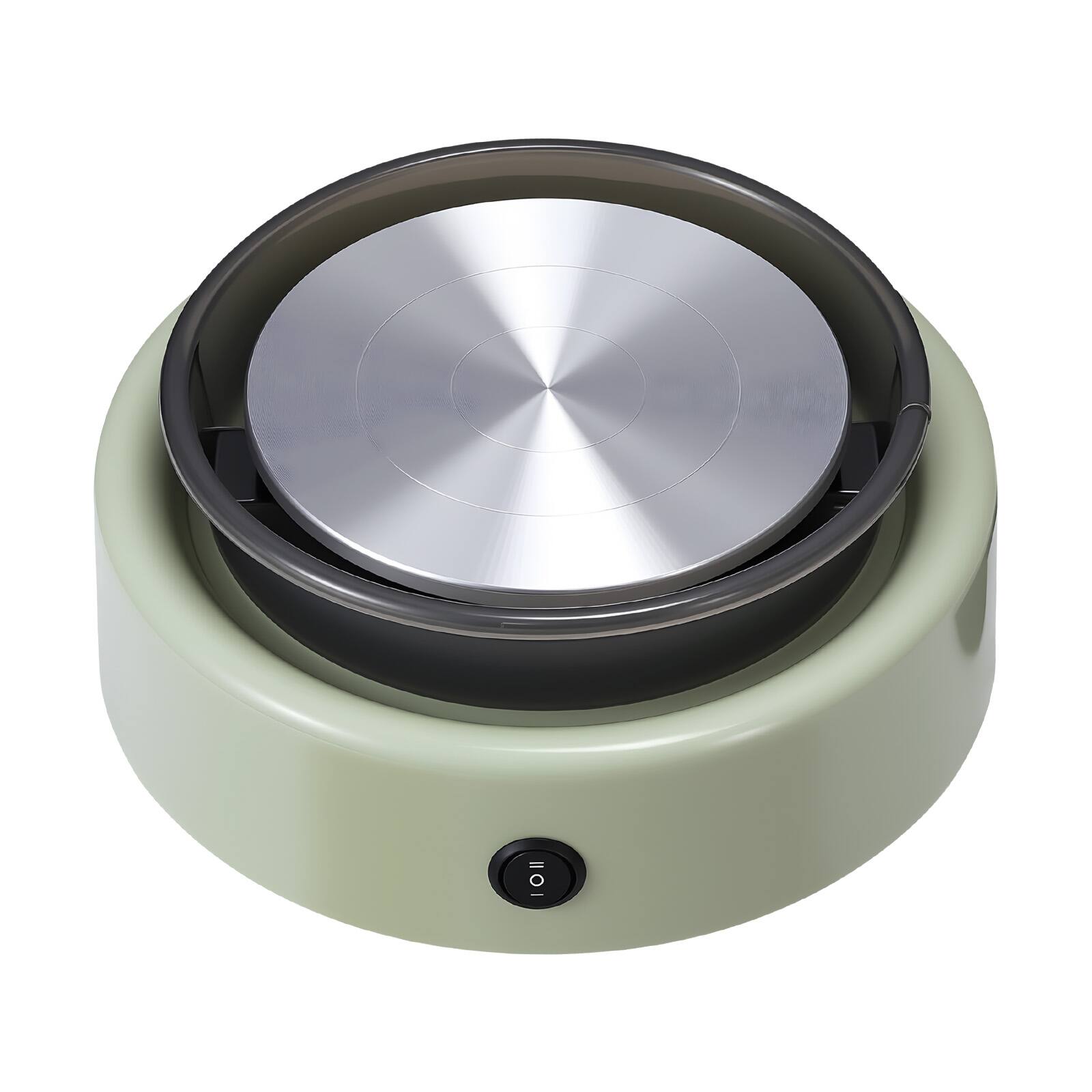 Alt View 5. VEVOR - Mini Pottery Wheel, 6 inch Turntable, Forward and Reverse Rotation, Adjustable Speed, Electric Clay Wheel - Green.