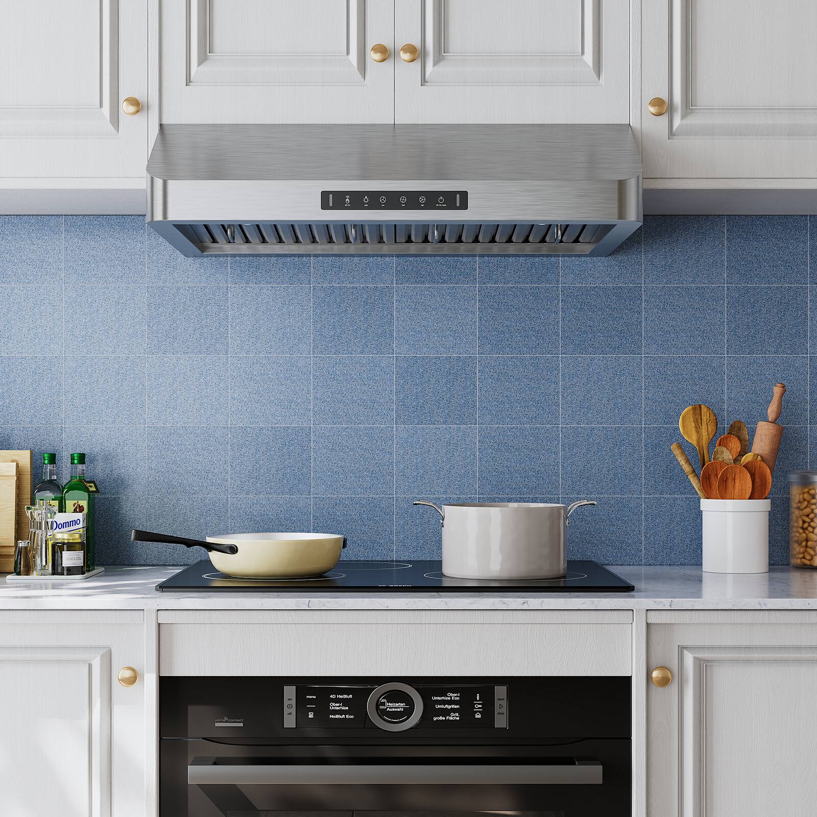 Alt View 9. VIKIO - 30 inch Ducted 900-CFM  Stainless steel Under Cabinet Range Hood - Stainless steel.