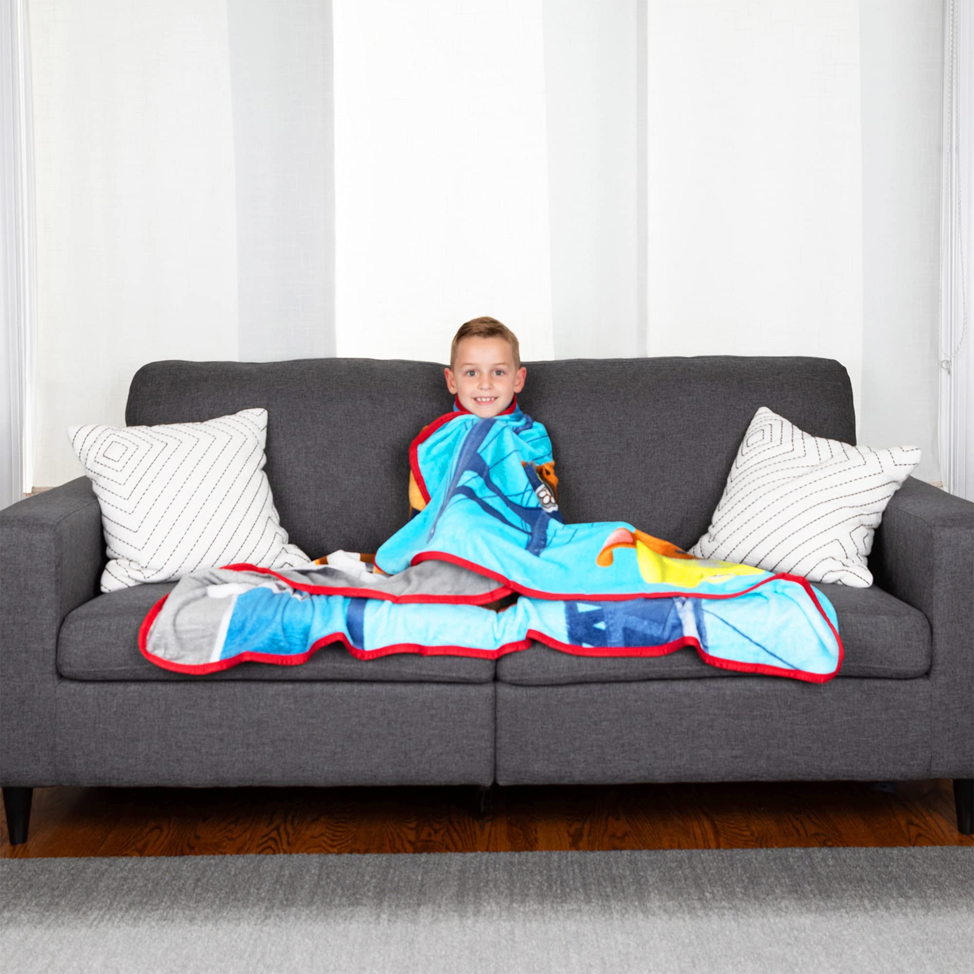 Alt View 2. Dapper Styles - Bedding Super Soft Raschel Throw 46 In X 60 Paw Patrol - Avatar the Last Airbender-46 in x 60 in.
