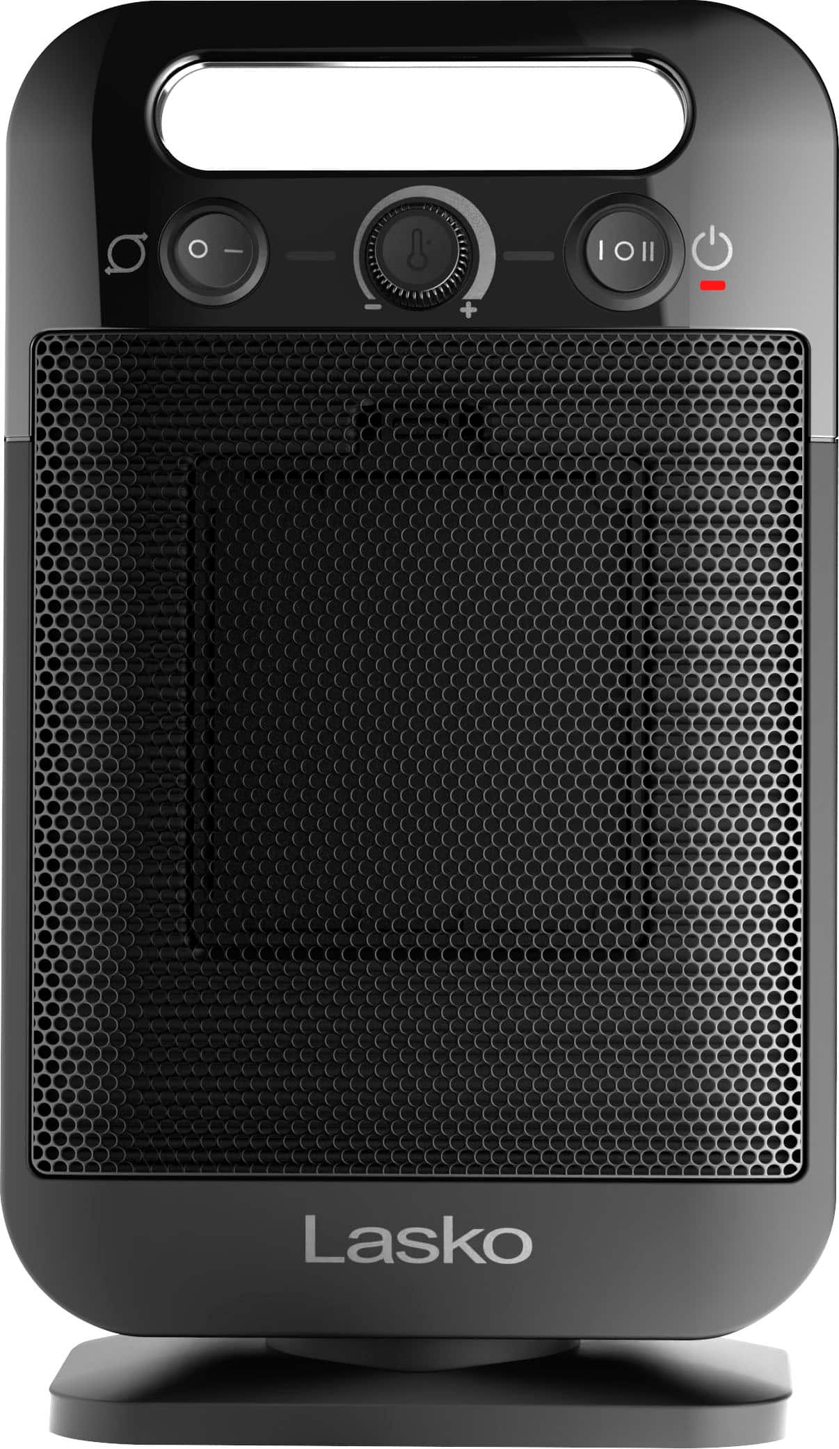 Lasko is a company that manufactures and sells various appliances, including heaters and fans. The image features a black Lasko heater, which is designed to provide warmth and comfort during colder months. The heater is equipped with a digital display and has a black and silver color scheme. The heater is turned off in the image, but it is ready to be used when needed.
