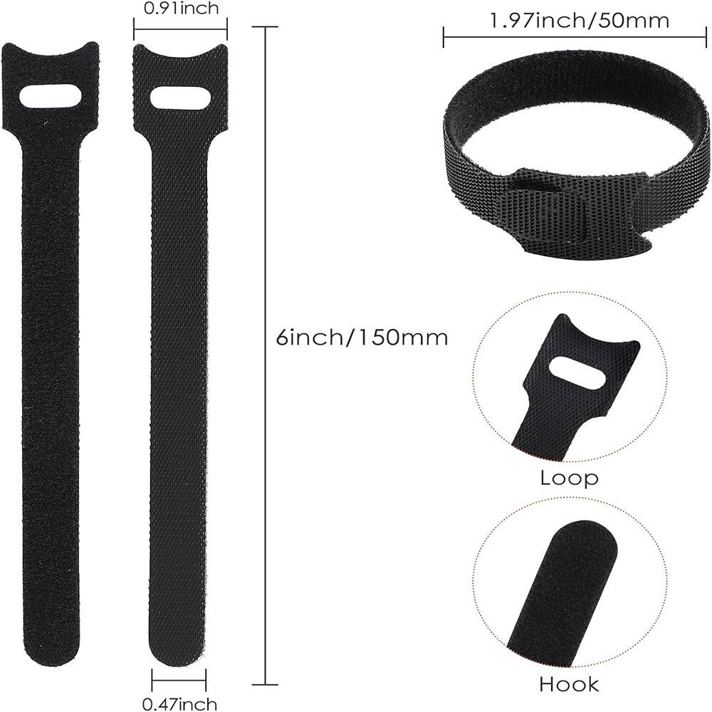 0.91 inch  
1.97 inch/50mm  
6 inch/150mm  
Loop  
0.47 inch  
Hook