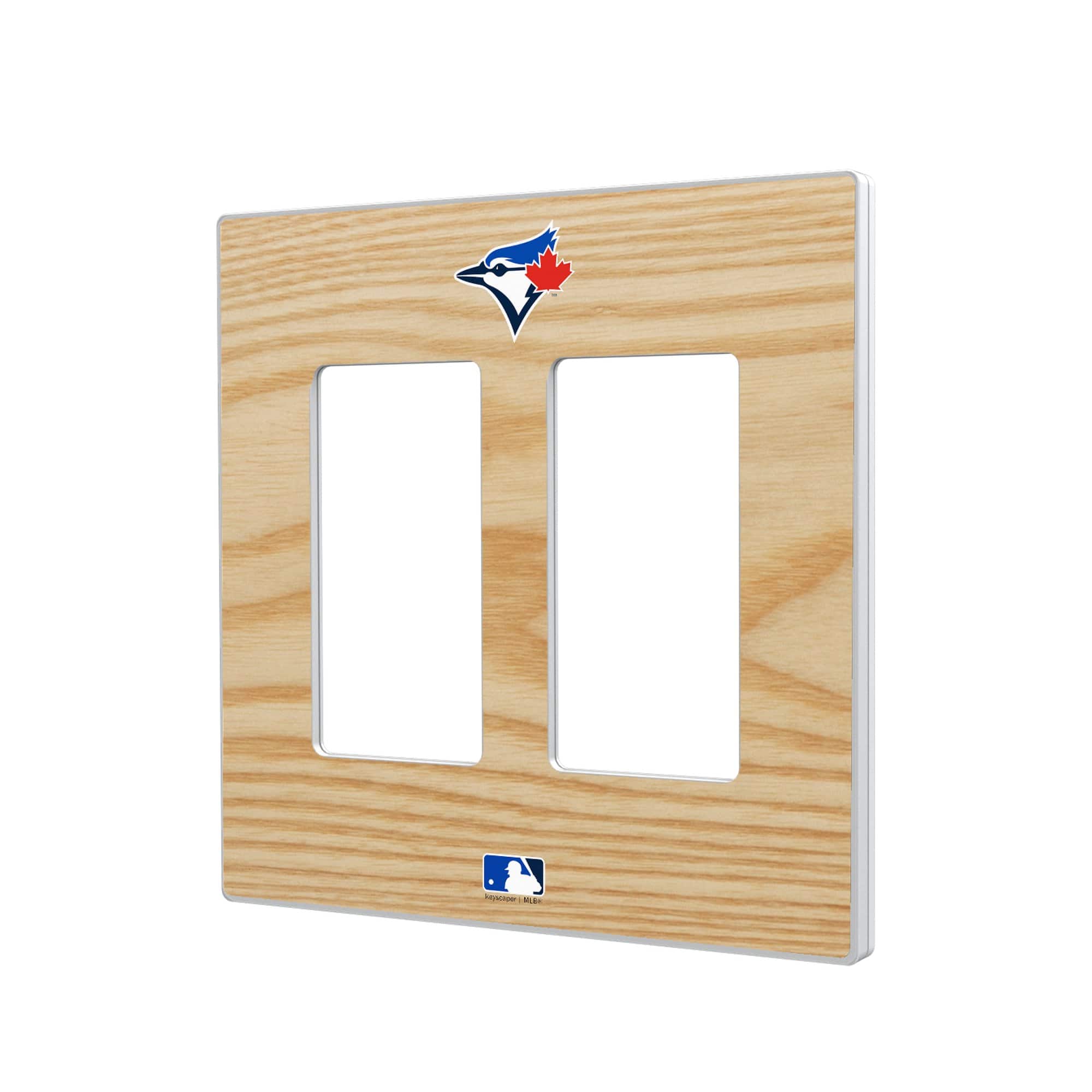 Keyscaper - Toronto Blue Jays Baseball Bat Design Double Rocker Light Switch Plate - Multicolor price history on PriceWatchPro